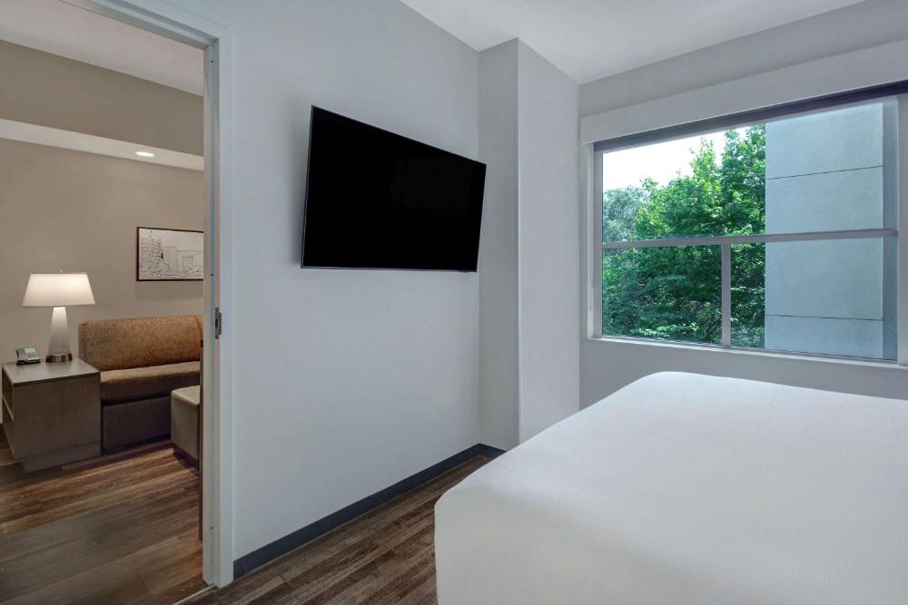 One-Bedroom King Suite with Sofa Bed and Kitchen interior